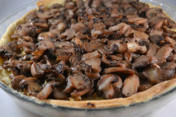 Tarte aux champignons et aux noix (4)