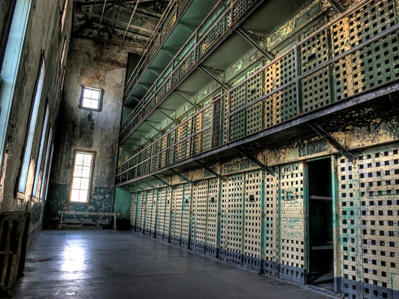Les couloirs de la Prison