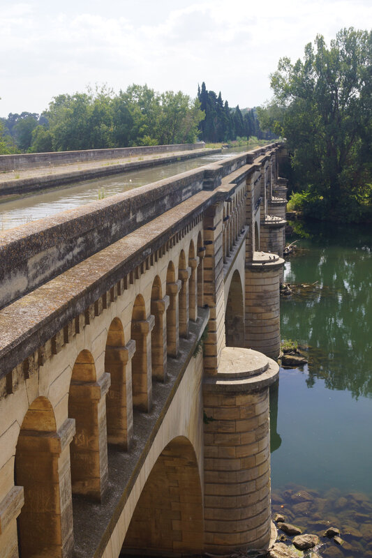 14-Aude pont-canal de l'Orb - Béziers