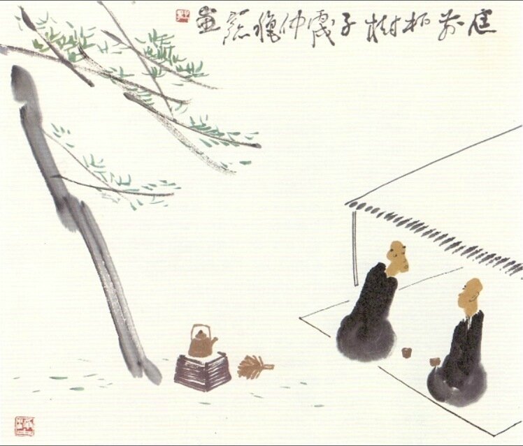 Dialogue zen, illustration de Quenten Lee