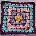 <b>Crochet</b> : Granny <b>carré</b> 