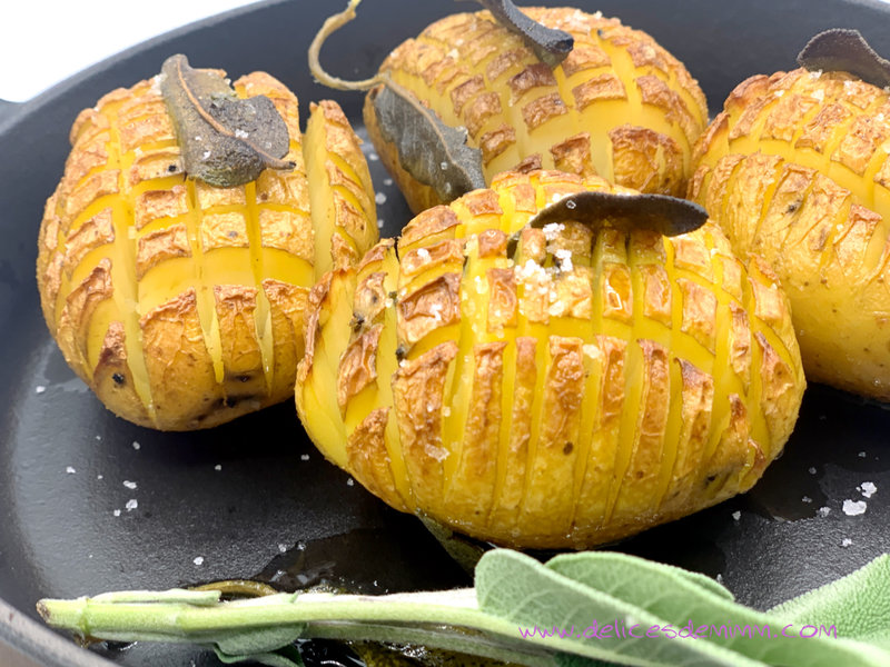 Pommes de terre hérisson à la sauge 2
