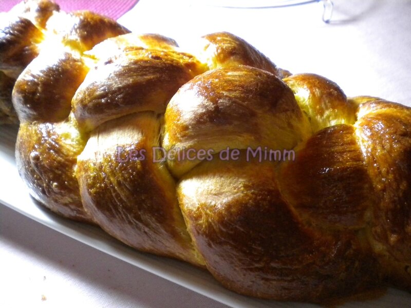 Brioche tressée du Meilleur Pâtissier 2