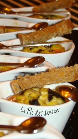 Petits flans à la truffe et foie gras recettes dessert lOeuf sur le Plat Sucré (et ses Mouillettes !)