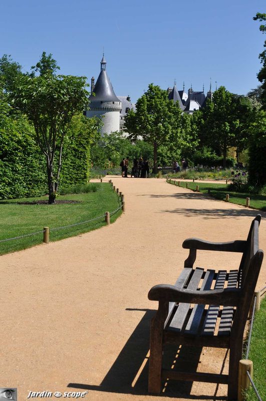 Dans une allée du festival des jardins de Chaumont 2010