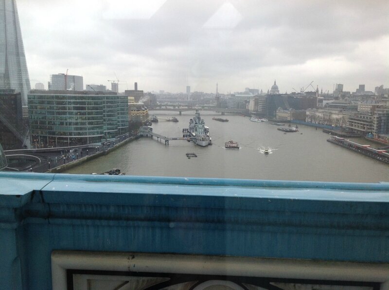 Vues de Londres depuis le Tower Bridge 