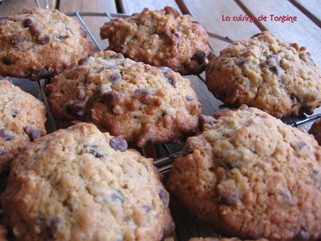 Cookies banane, noix et chocolat recettes Cookies banane, noix et chocolat