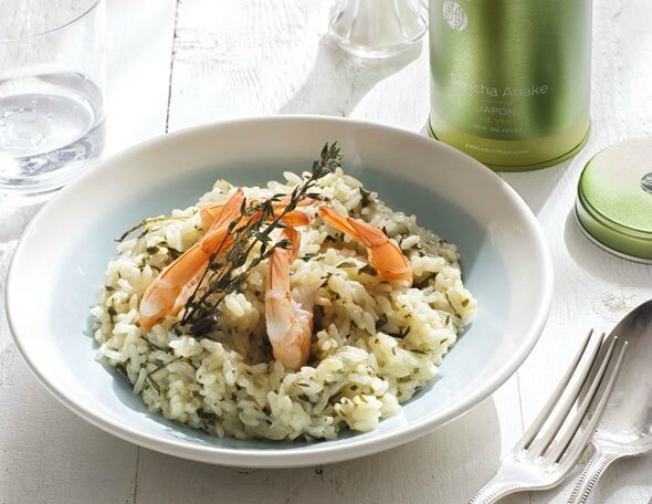 recette-risotto-au-sencha-ariake-et-aux-crevettes