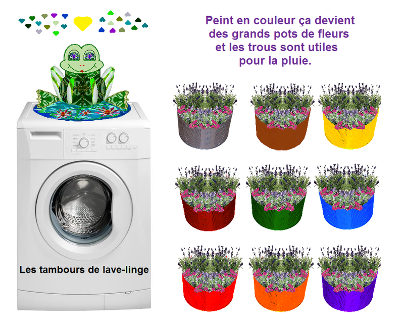 tambours de lave-linge en jardinière bac à fleurs 02