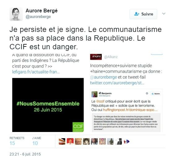 AuroreBergeCommunautarismeCCIF