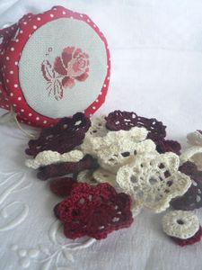 Fleurs au crochet