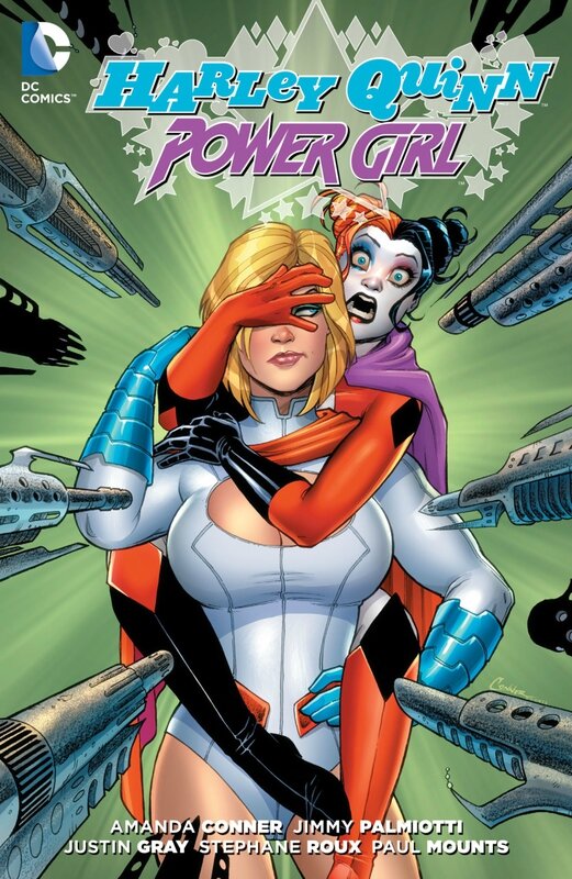 new 52 harley quinn and power girl TP