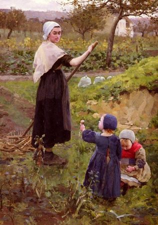 24495_A_Mother_With_Her_Daughters_In_The_Kitchen_Garden_fmiddleton_jameson