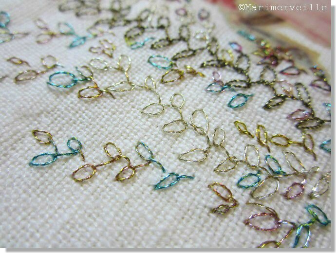 Broderie Kit Boucle d'Or - Marimerveille (détail)