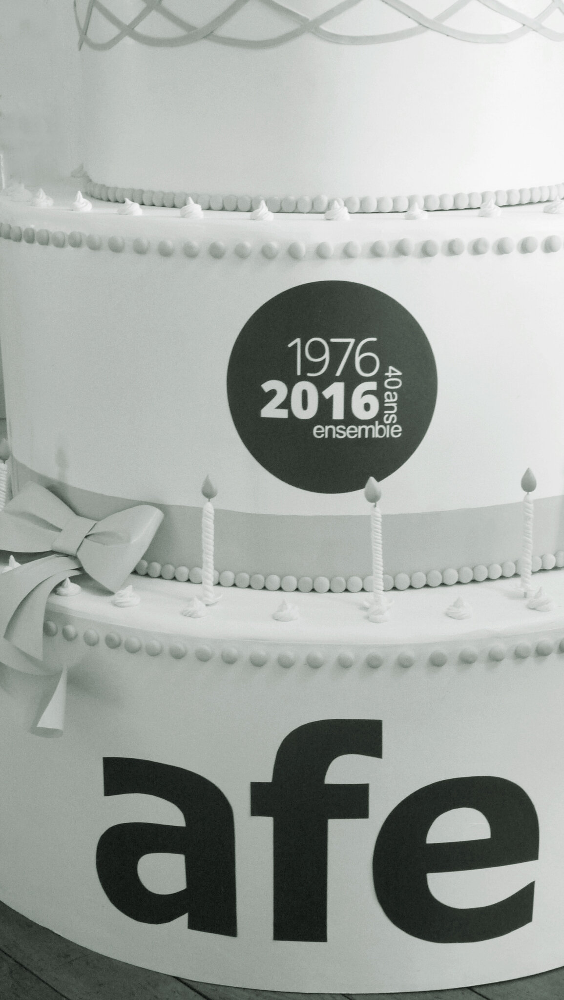 Gâteau Afer, diamètre 90 cm, hauteur 120 cm, détail