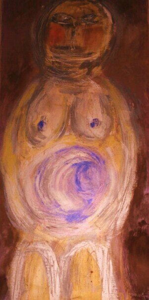 Primitif maternité face 60X30