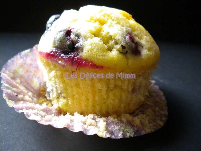 Muffins aux myrtilles 4