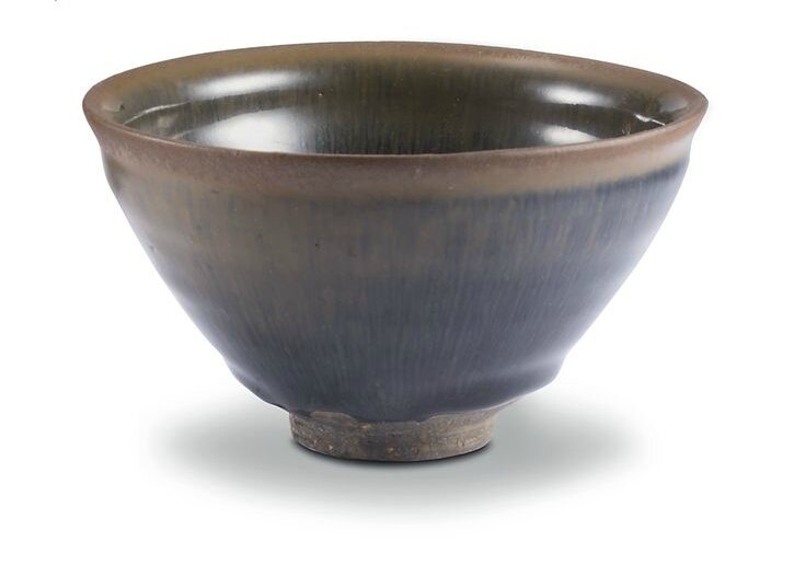 A 'Jian' 'hare's fur' teabowl, Song dynasty