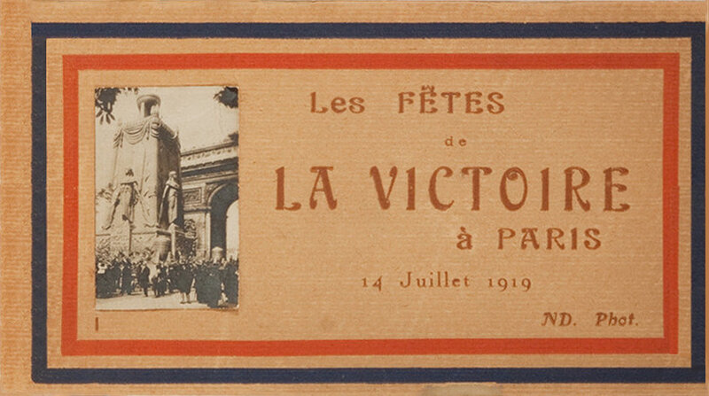 Carnet CPA Paris Fêtes de la Victoire