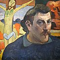 Autoportrait au Christ jaune de <b>Paul</b> Gauguin