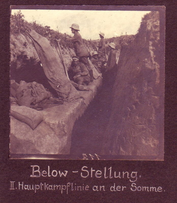 photo alld front de la somme 1916