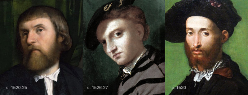 Portraits italiens, 1520-1530