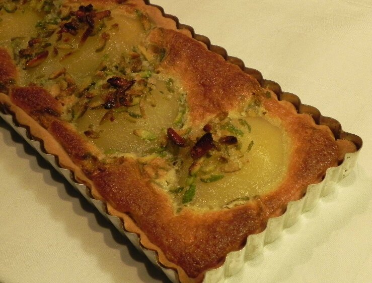 TARTE POIRES FRANGIPANE