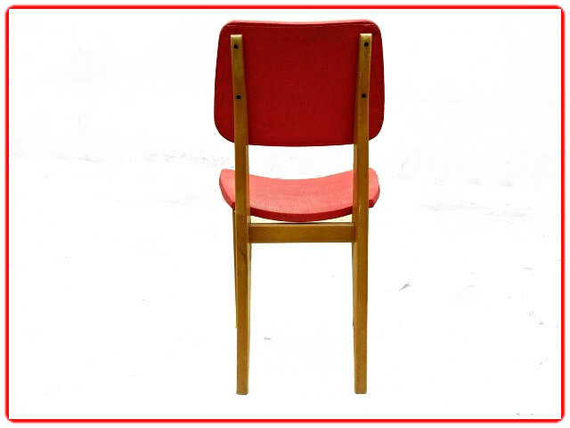 chaises vintage skaï