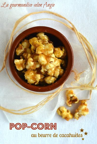 pop corn cacahuètes beurre