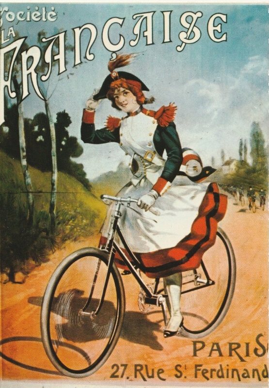 CPM Publicité bicyclette La Française