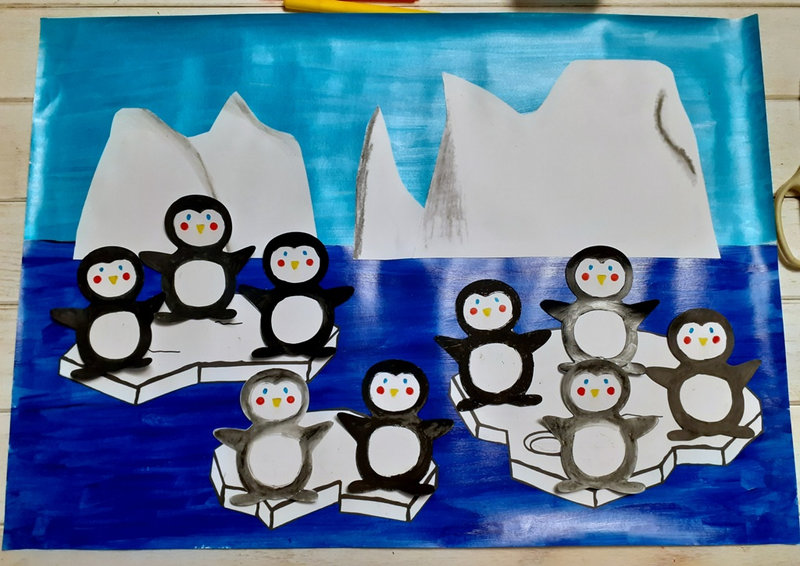 393-Hiver- Pingouins sur la banquise (47)