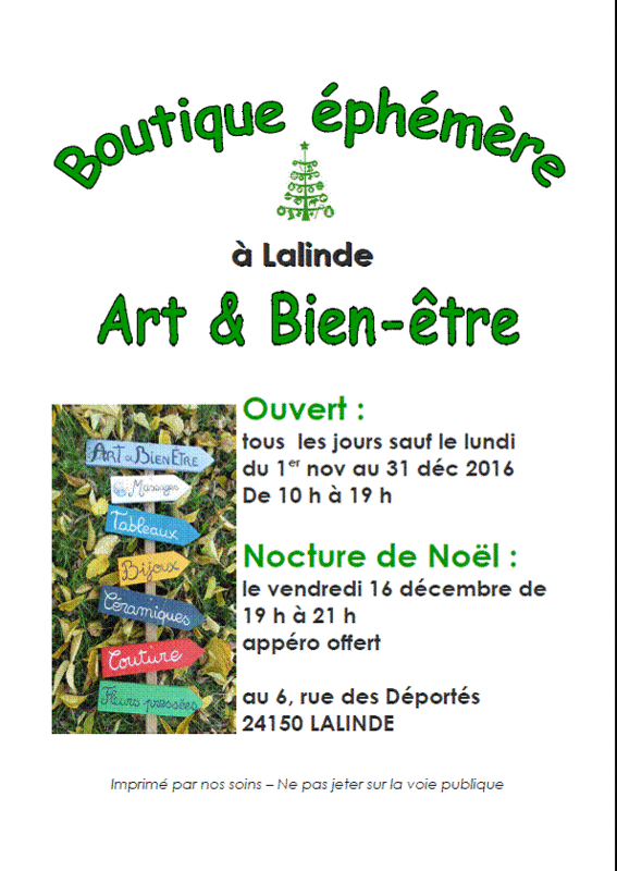Ephémère Lalinde 2016