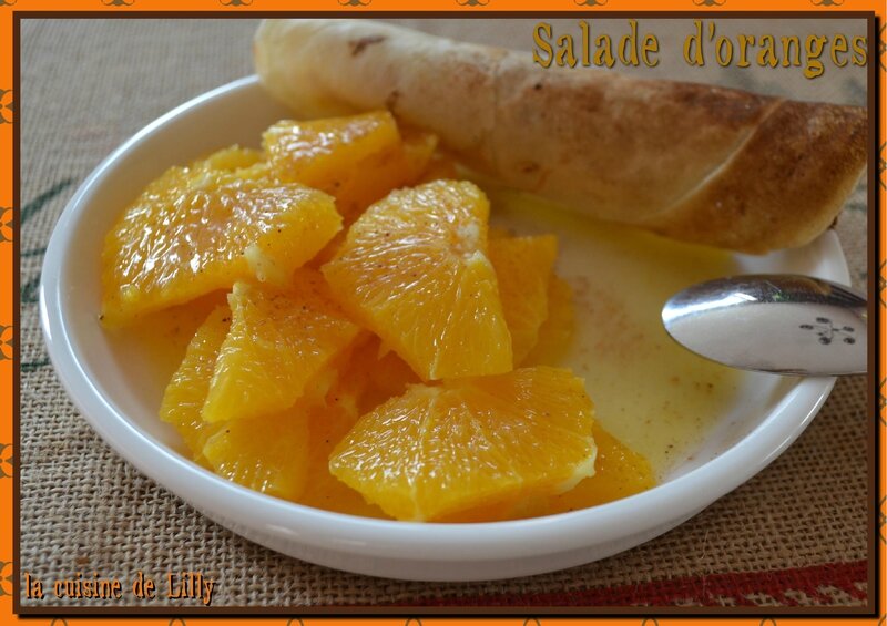 salade d'orange