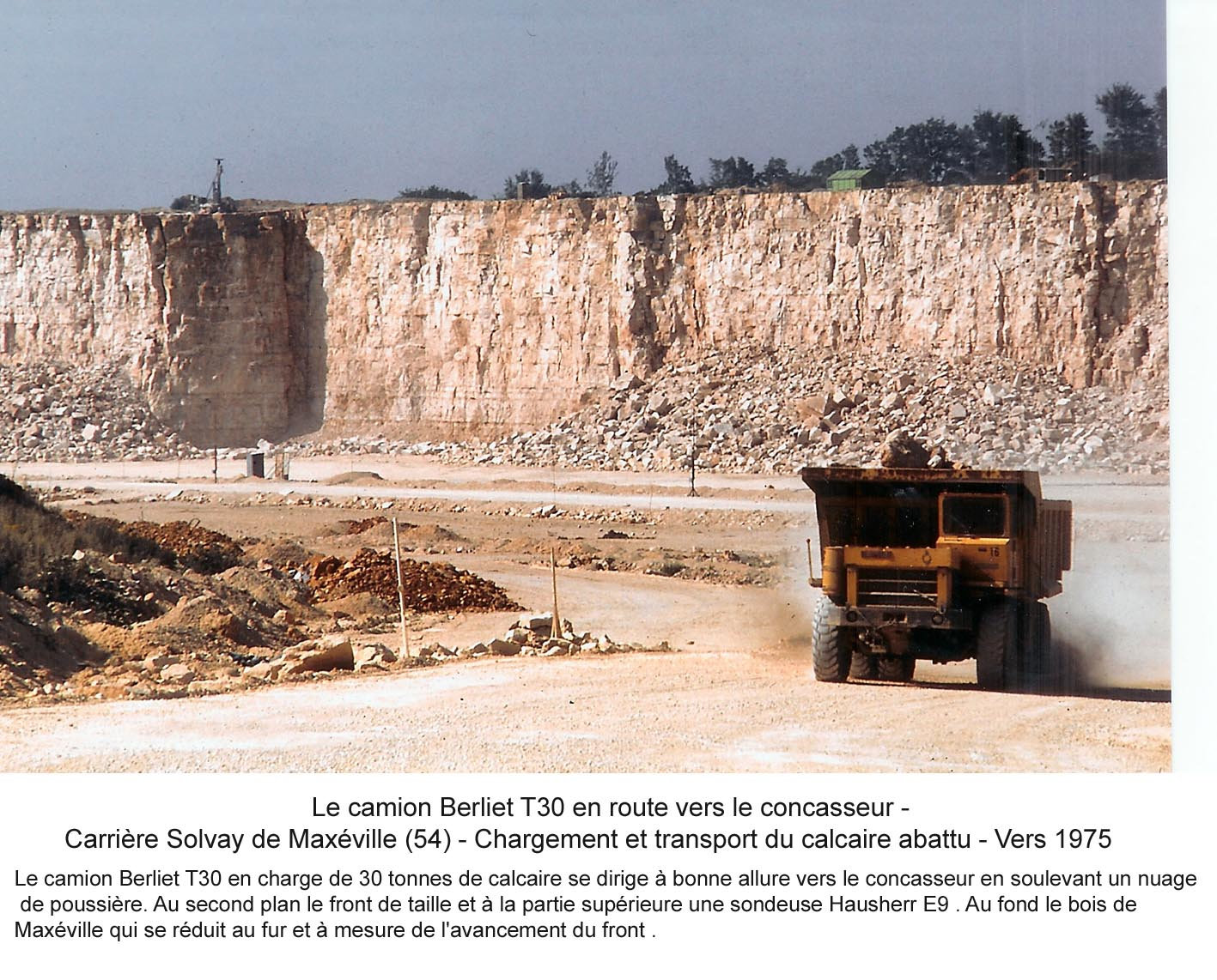 7447 Le camion Berliet T30 en charge