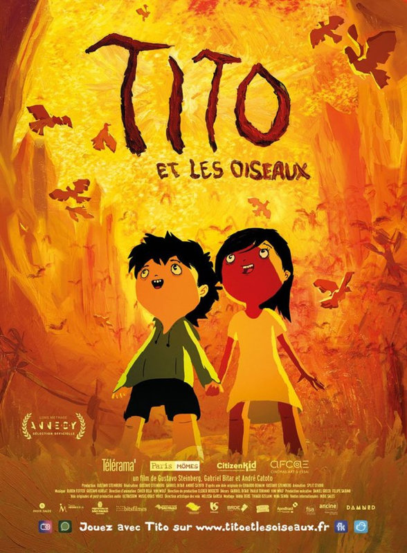 2019 Affiche Film Tito et les Oiseaux