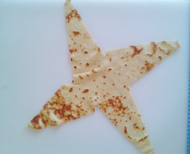 crêpes revisitées, crêpes aux pommes au fours du chef Custos