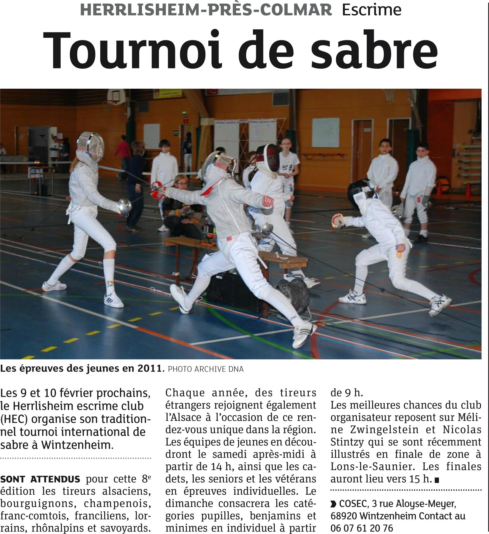 2013 - DNA Tournoi Inter