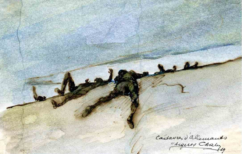 J C Cadavres d'allemands 1917