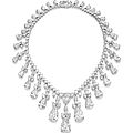 An impressive fringe <b>diamond</b> necklace, by Harry Winston