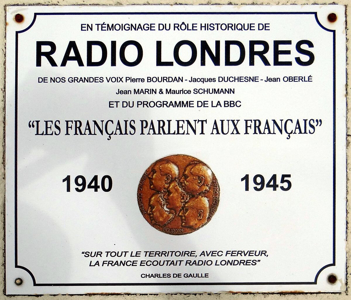 Ici Londres… Les Français parlent aux Français PHystorique Les Portes du Temps