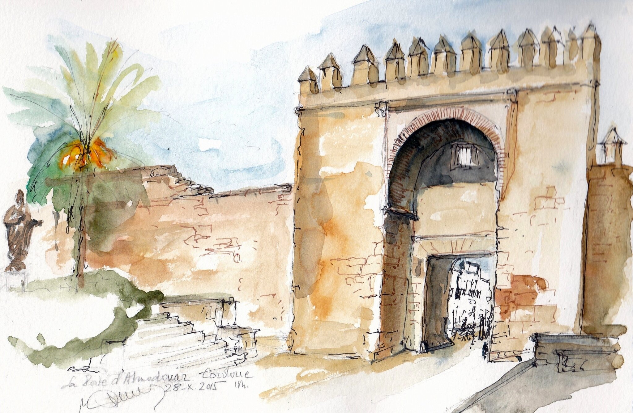 8 Cordoue la porte d' Almodovar
