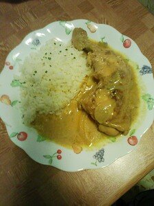 recettes plats Poulet Coco Curry