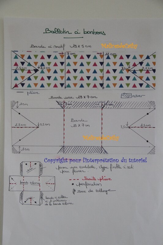 tutoriel ballotin bicolore