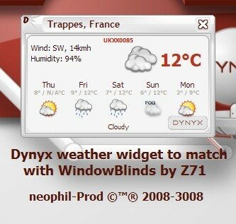 DynyX_Weather_Widget_preview