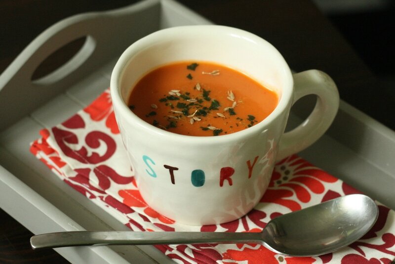 velouté de carottes cumin et coriandre blog chez requia cuisine et confidences
