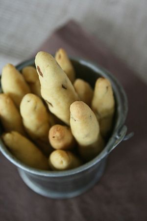 Sablés au cumin et citron confit farine de maïs