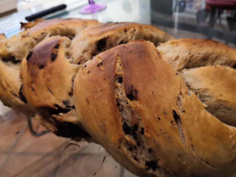Brioche tressée aux pépites de chocolat 14