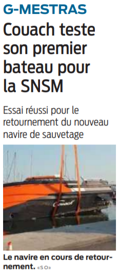 2021 08 31 SO Gujan-Mestras Couach teste son premier bateau pour la SNSM