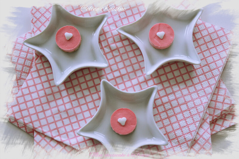 mini cheesecake à la fraise 2