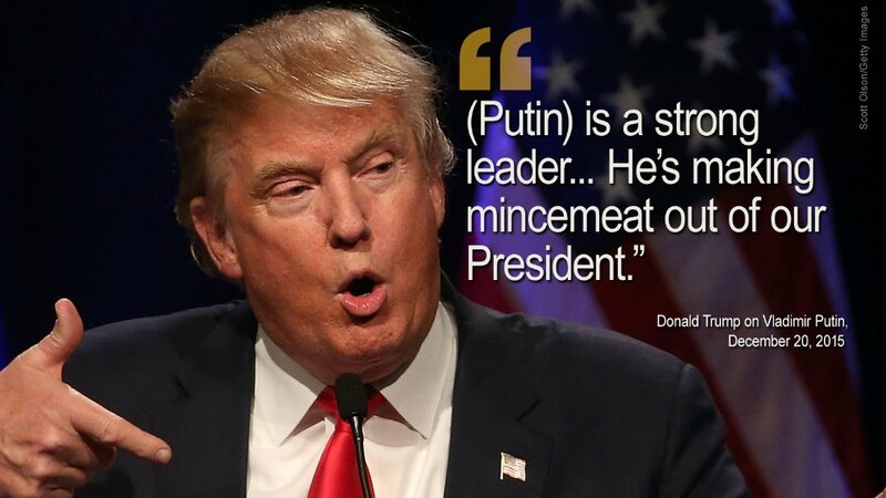 Donald trump on Vladimir Putin